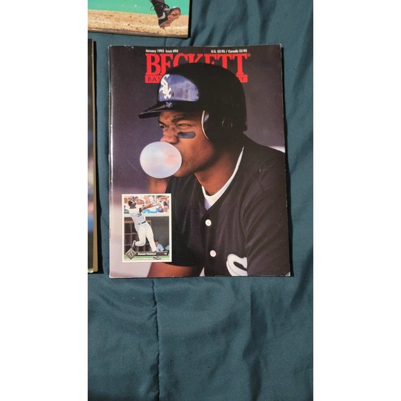 Vtg 90s Frank Thomas Beckett Baseball Magazine Bundle (3) - Picture 2 of 6